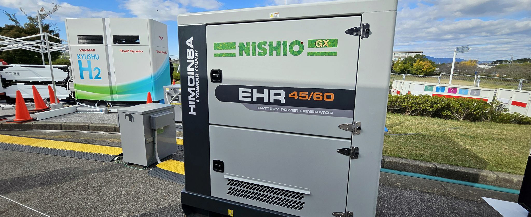 EHR, HIMOINSA's battery-powered clean energy system, present at the largest Rally Championship in Japan